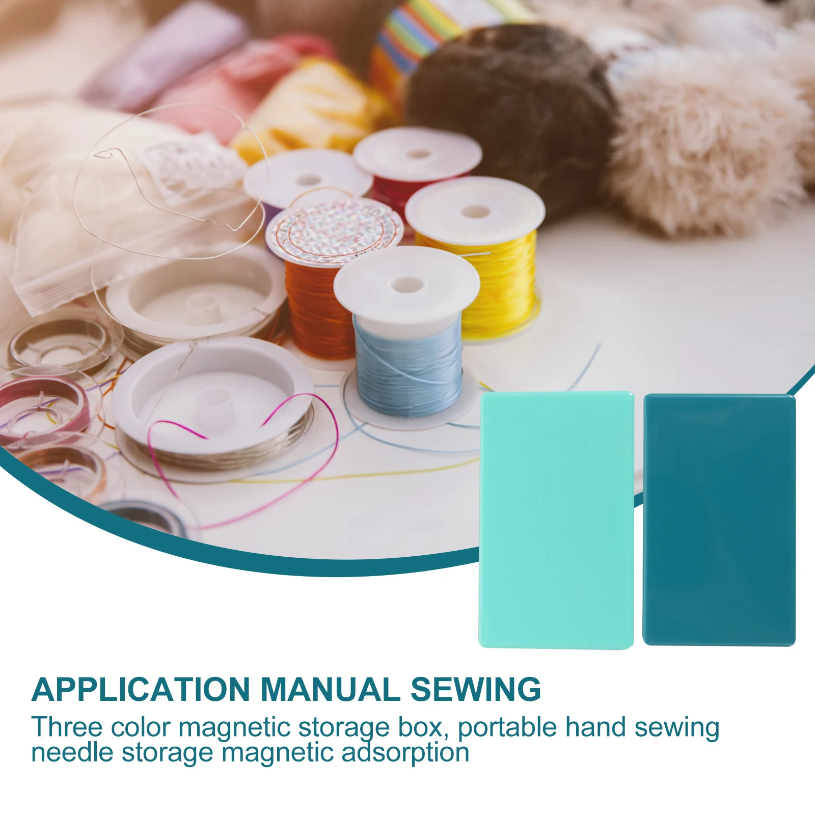 

3 Pcs Magnetic Needle Box Sewing and Needlework All for Accessories Materials Pin Organizer Case