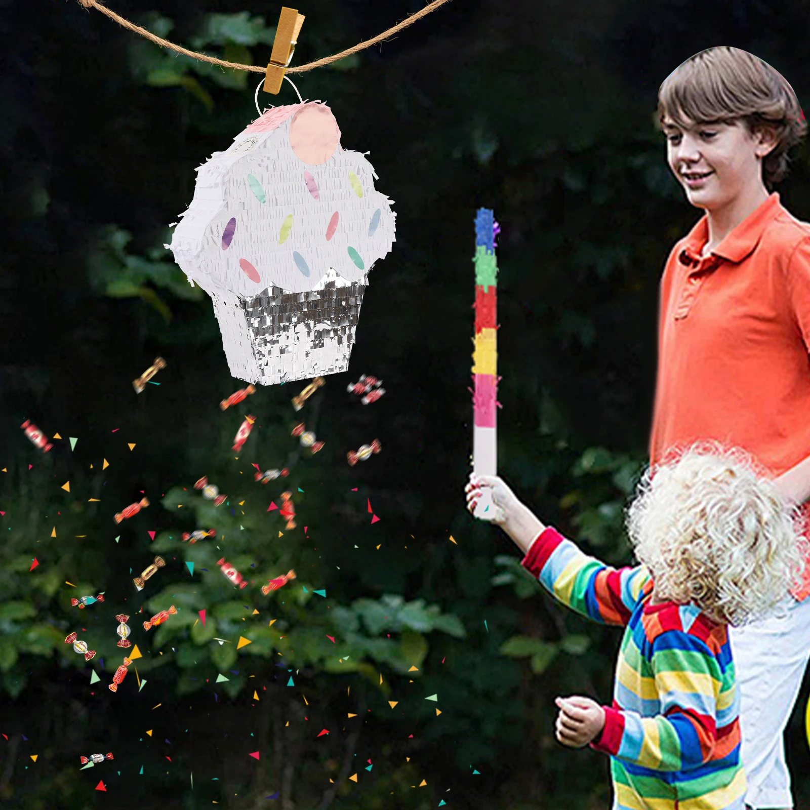 Cono de helado en forma de palo para niños, cumpleaños, verano, tema de dulces, niñas, Baby Shower, playa, suministros para fiesta de boda, decoraciones