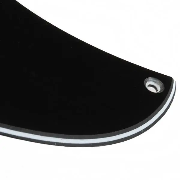 SG Electric Guitar Pickguard 3 Ply Black Bevel Plate Shield for Guitar Accessories and DIY Projects