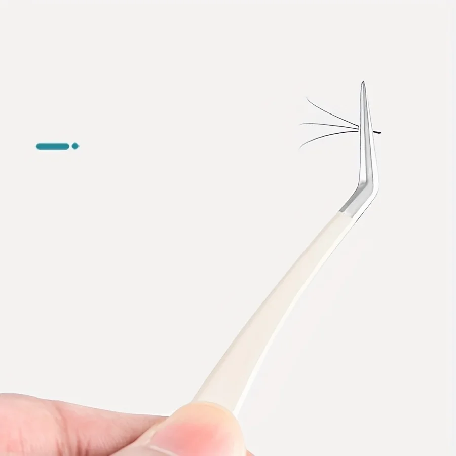 Pincettes multifonctions en acier inoxydable, pincettes pour greffage de faux-cils, aide aux faux-cils, pincettes portables
