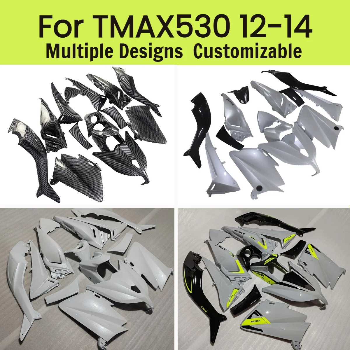 

Комплект инжекционных обтекателей T-MAX530 2012-2014 для мотоцикла Yamaha TMAX530 12-14, набор деталей кузова, обтекатели