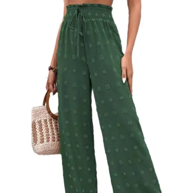 

Ele Elastic Waist Casual Loose Women's Trousers Cosplay Costume Faionable Loose Fit Elastic Waist Pants