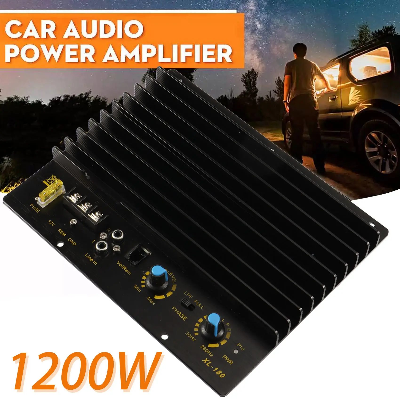 1200W Car Audio Power Amplifier Subwoofer Power Amplifier Board Audio Diy Amplifier Board