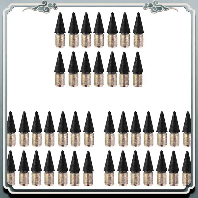 ABIJ-42 Pcs Inkless Pencil Tip Inkless Pencil Replacement Nibs Everlasting Pencil For Reusable Everlasting Pencil