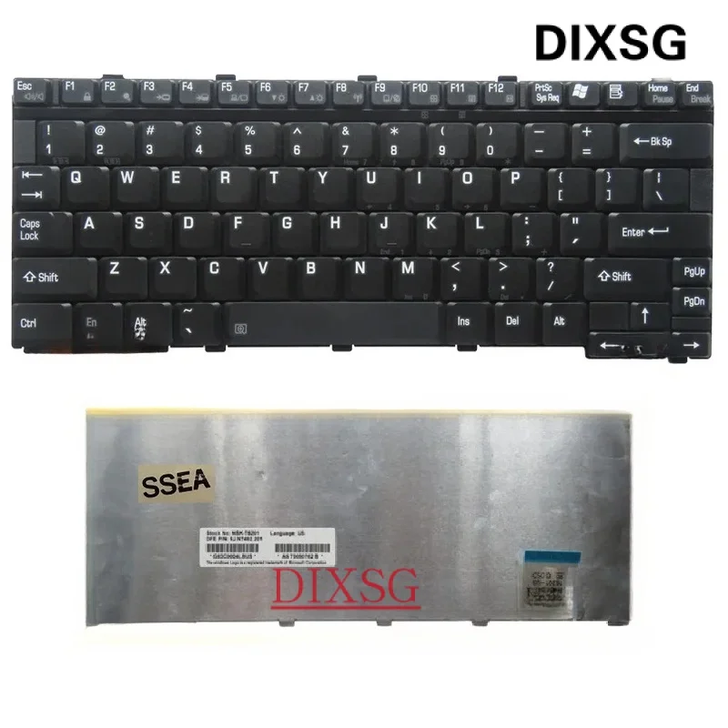 New US English keyboard Black For Toshiba Satellite U300 U305 M600 Laptop Keyboard