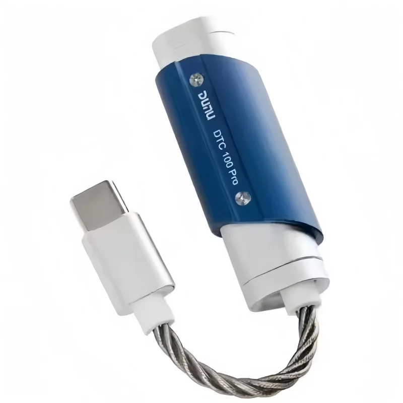 DUNU DTC 100 Pro HiFi CS43198 DAC AMP 200mW@32Ω 384kHz DSD256 USB-C to 3.5mm Audio Adapter DAC Portable Amplifier for phone pc