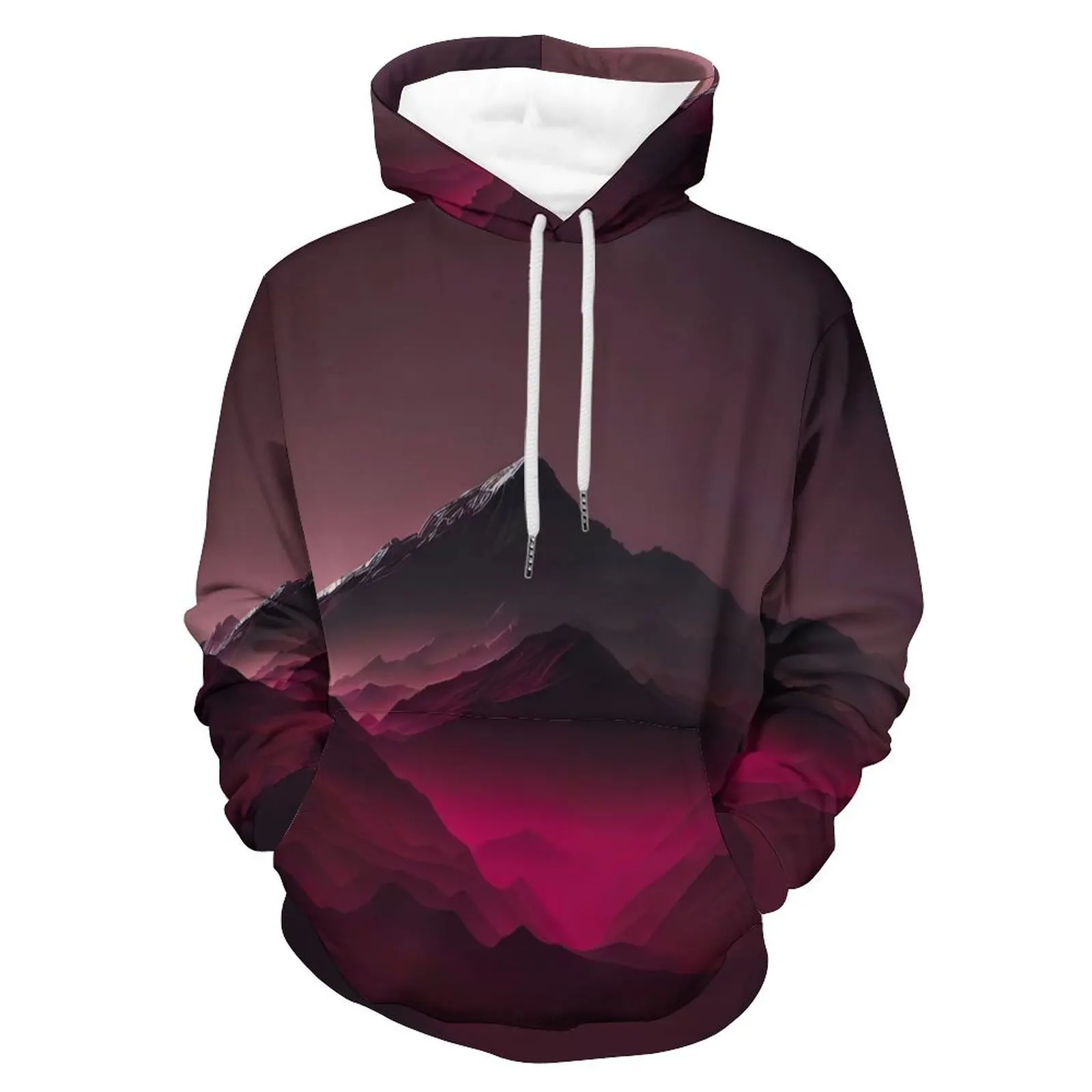 Men's Hoodies Cool Flame Rock 3D Print Comforts Y2K Sweatshirt Outdoor Sports Kangaroo Pocket Long Sleeves Hoodies Men Clothes