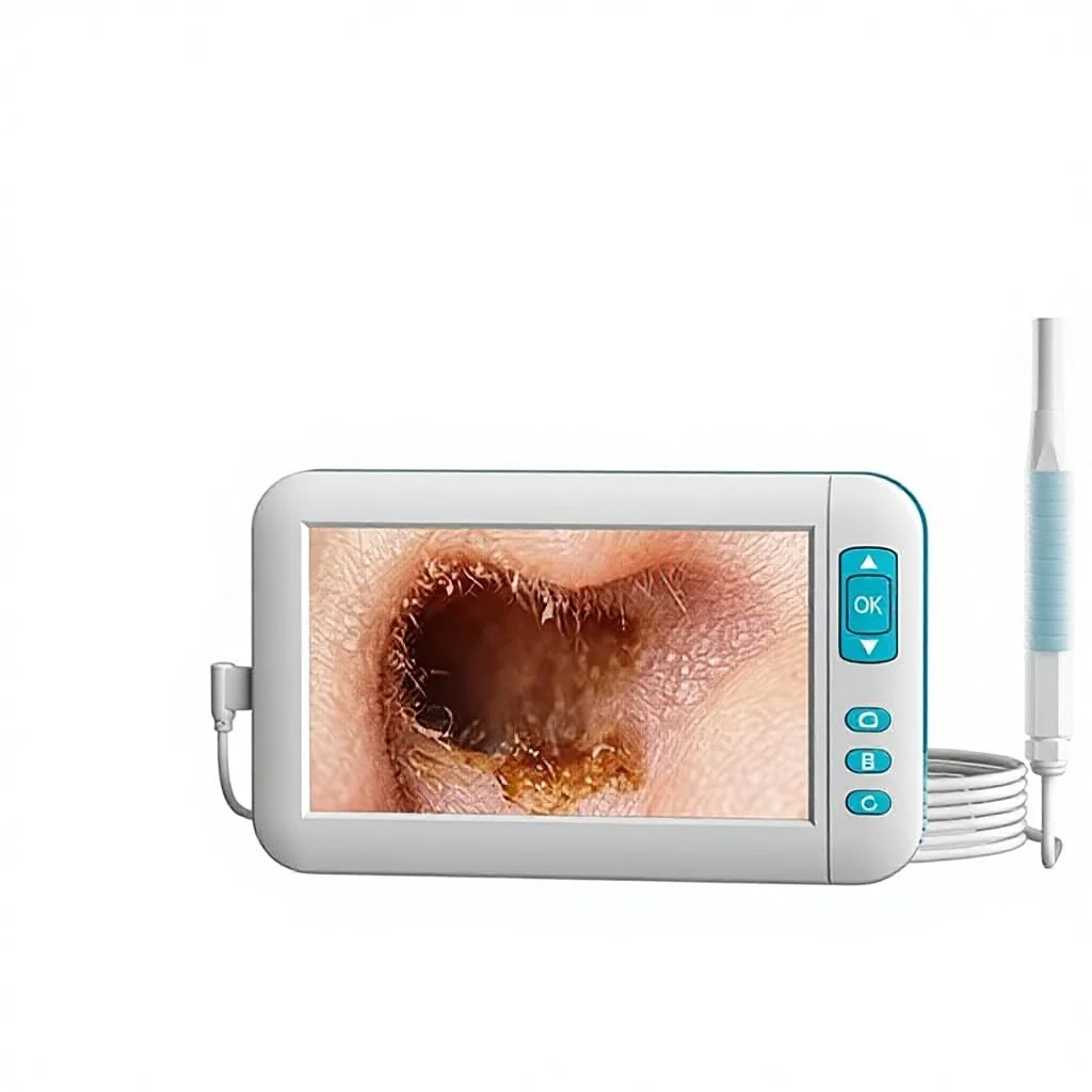 

All-in-One Technician-Exclusive Visualization Ear-Cleaning Instrument Otoscope LED Illumination IP67 Waterproof Model C01