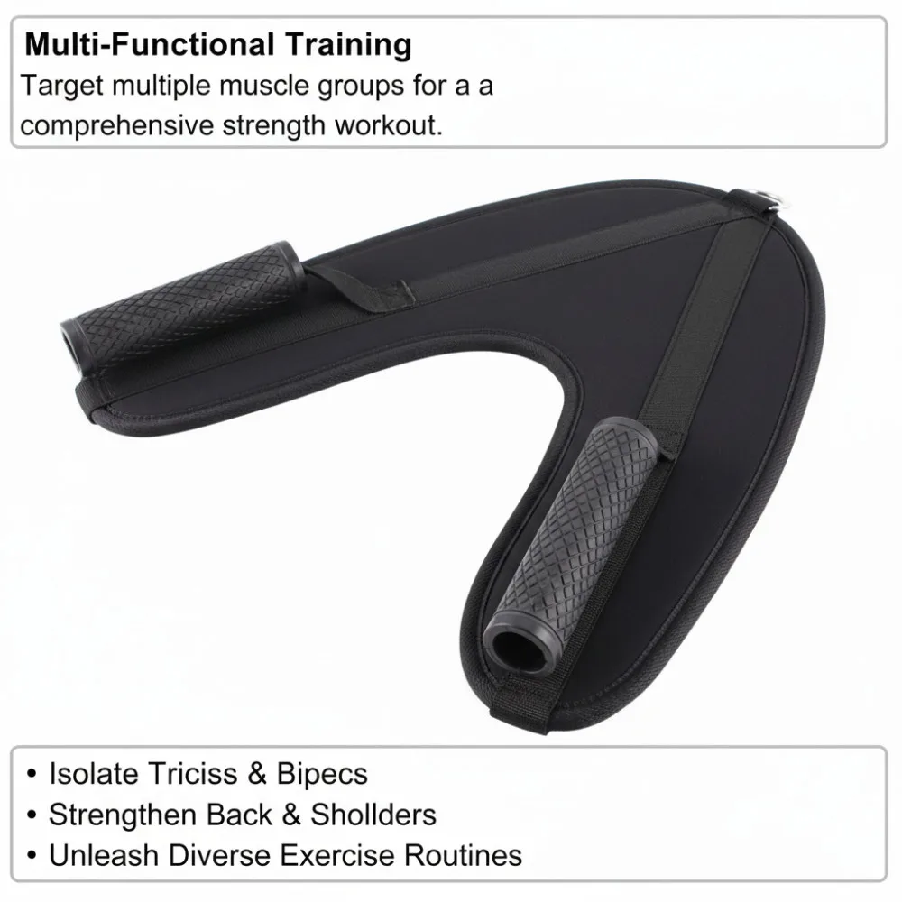 Fitness Bauchtrainer-Gurte V-förmiger Zuggriff Übungs-Zuggurt Schultergurt für Fitnessgeräte