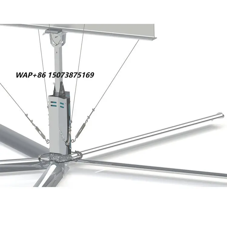 24FT/20FT/18FT HVLS Ceiling Fan Industrial Fan Permanent Magnet Brushless Ceiling Fan