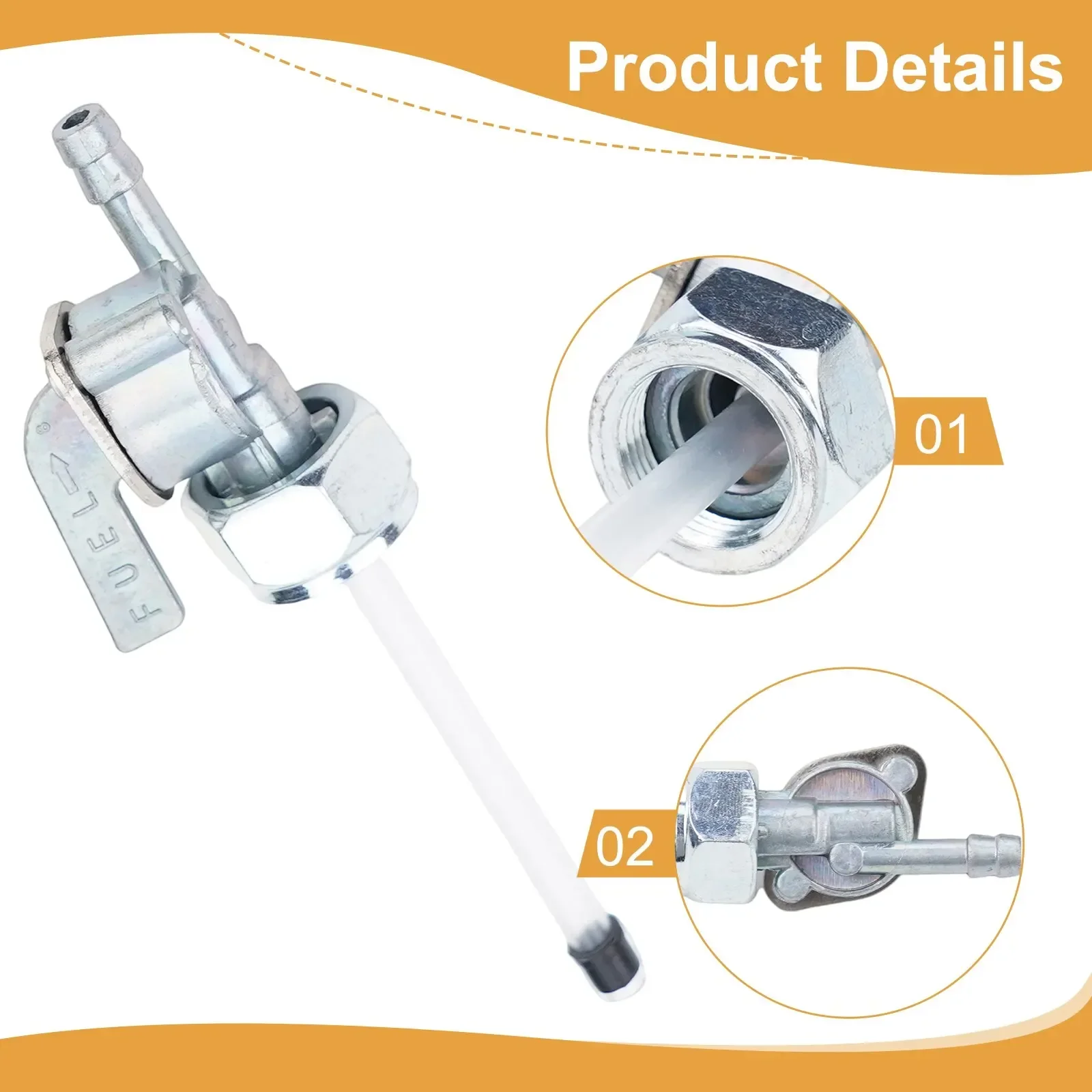 Кран топливного клапана Petcock, пластиковый алюминиевый материал, костюм без утечки для Honda QA50 Z50A MR50 P50 PC50 16950-045-005