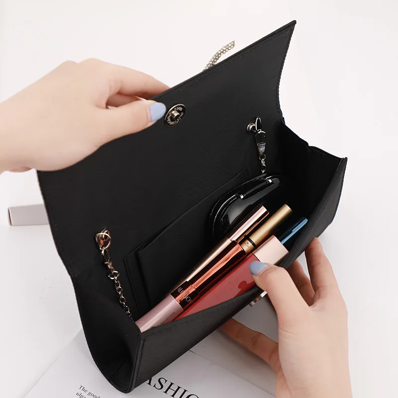 New Women Clutch Bag Ins Fashion Long Wallet Bowknot Purse Evening Dinner Bag For Party Bag Woman