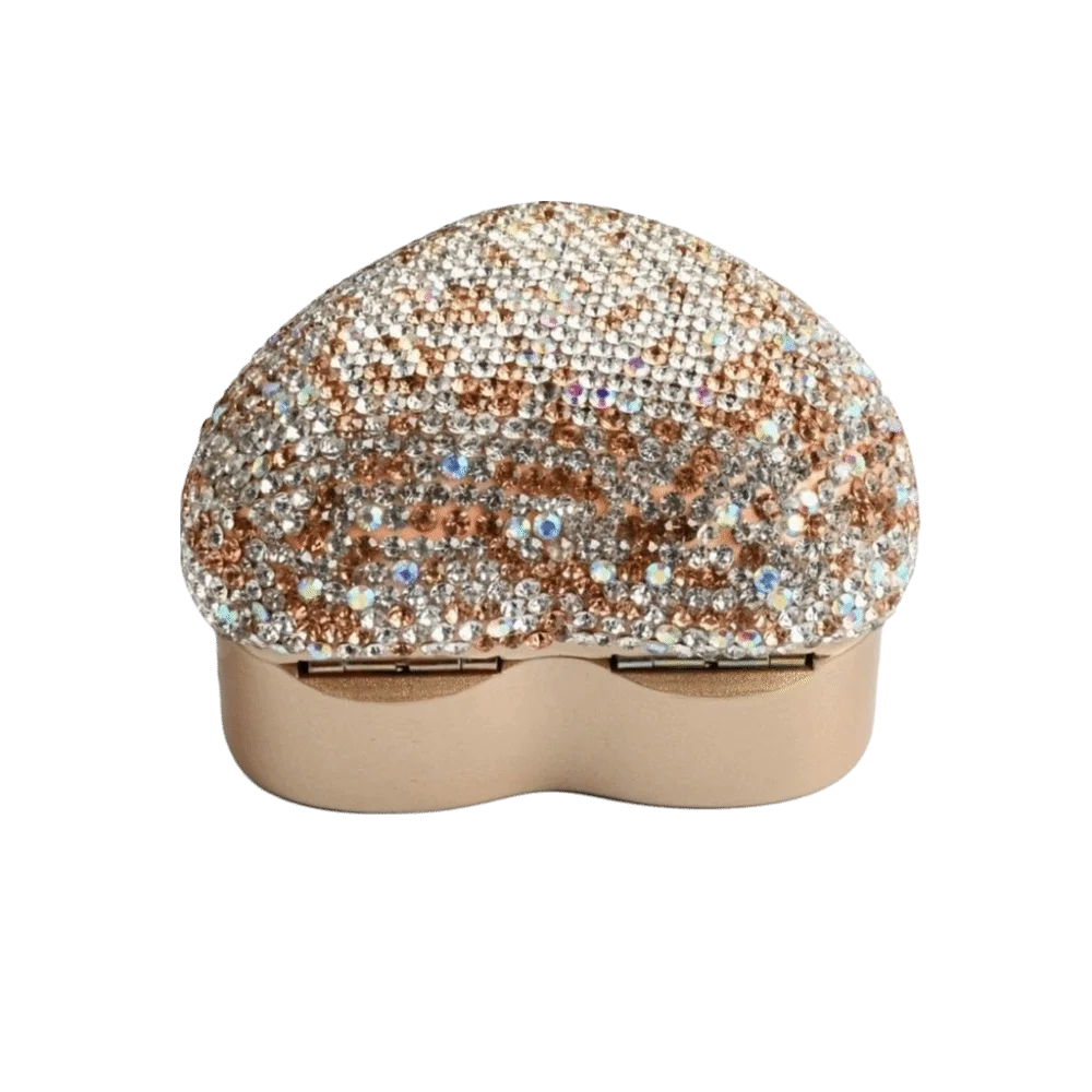 

Diamond LED Light Ring Box Storage Girlfriend Gift Heart Shape Gift Boxes Ring Display Proposal Valentine Gift Packaging Box