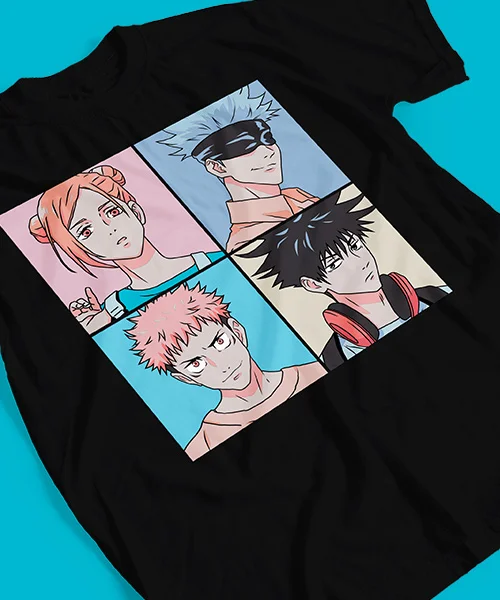 

T-Shirt UNISEX JUJUTSU KAISEN: PERSONAJES MODERNOS