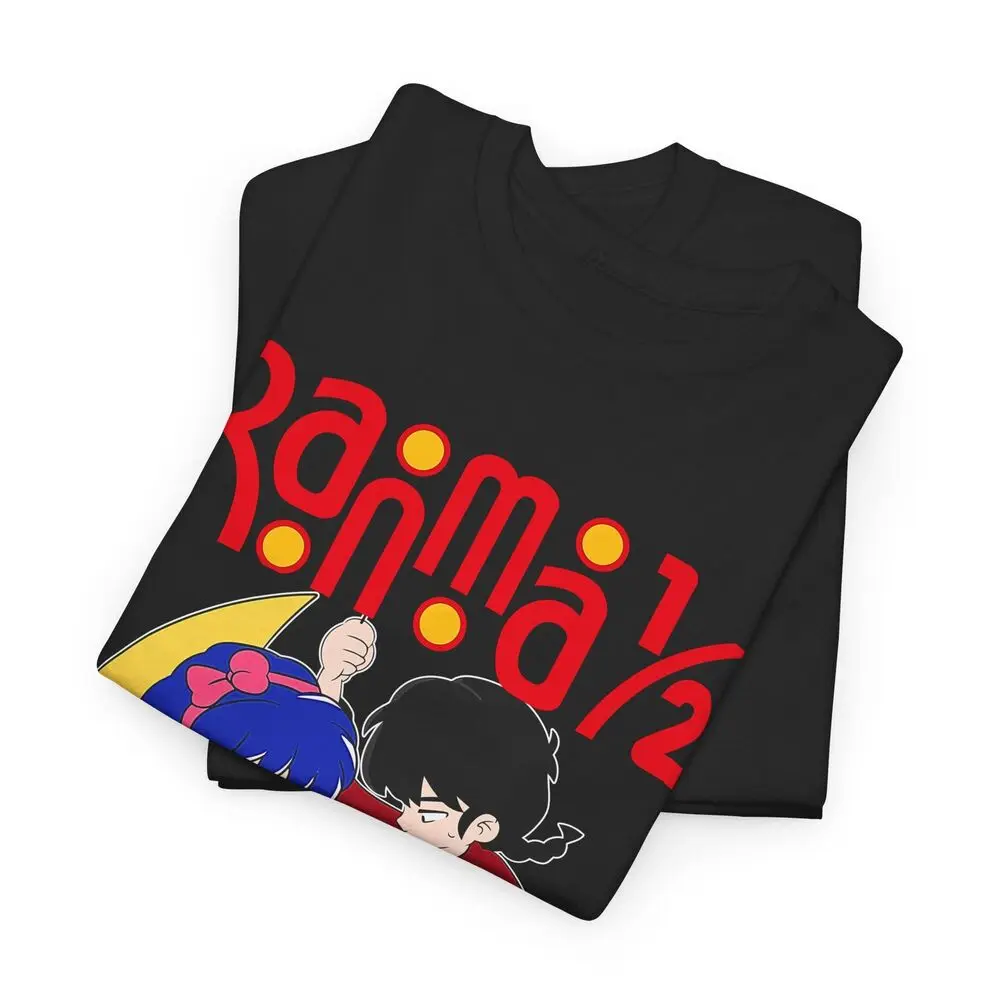 Ranma 1/2 T-Shirt, inspiriertes Anime Ranma und Akane T-Shirt Schwarz – Anime-Geschenk