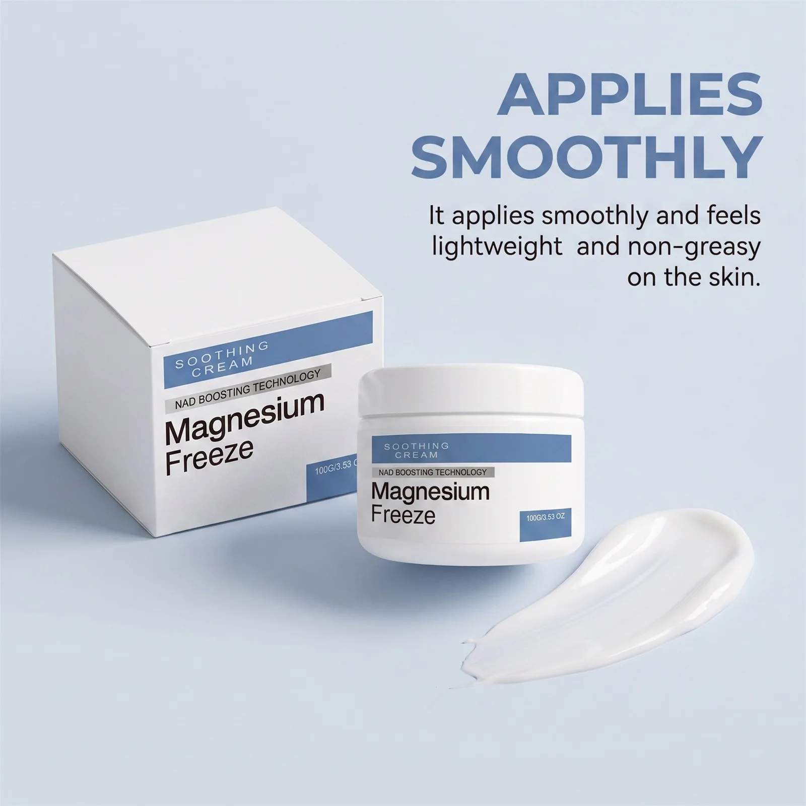 Magnesium Niacinamide Relief Cream Daily Body Treatment Deep Hydration Soothe Body Discomfort Repair Barrier Nourish Body Butter