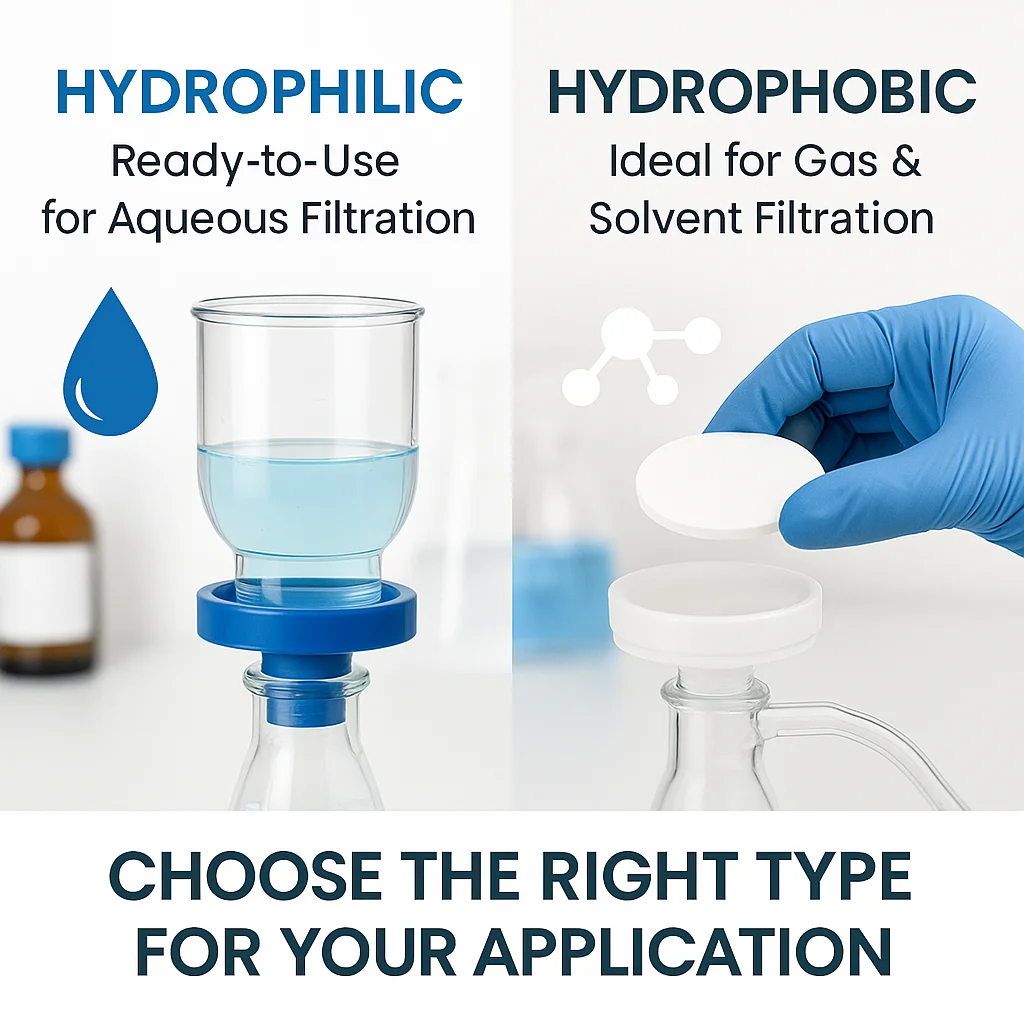 50 ピース/ロット PVDF 微多孔膜フィルター親水性疎水性 0.22um 0.45um 溶剤濾過 HPLC ラボ水分析