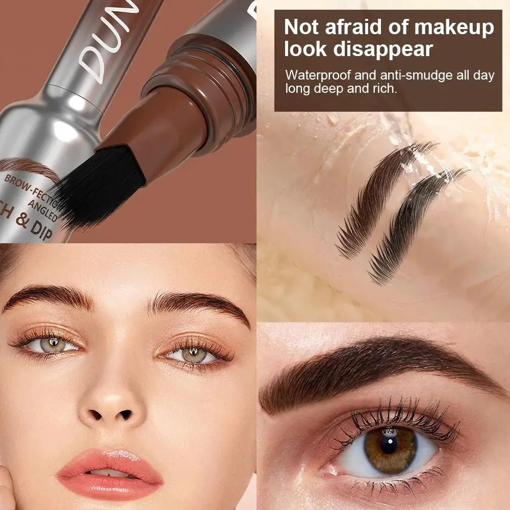 Waterproof Eyebrow Pencil Long Lasting 2 Color Brow Makeup Sweatproof Natural Shape Styling Cosmetic Dye Wild