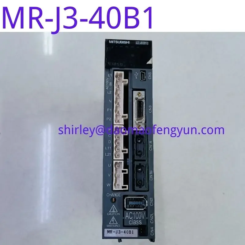 Used MR-J3-40B1 servo driver 400w function OK