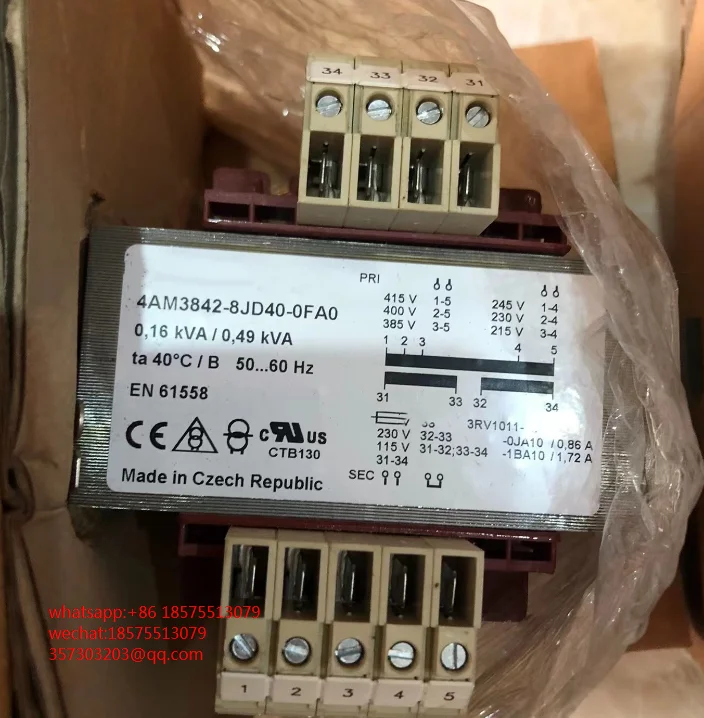 

For 4AM3842-8JD40-0FA0, New Transformer 1 Piece