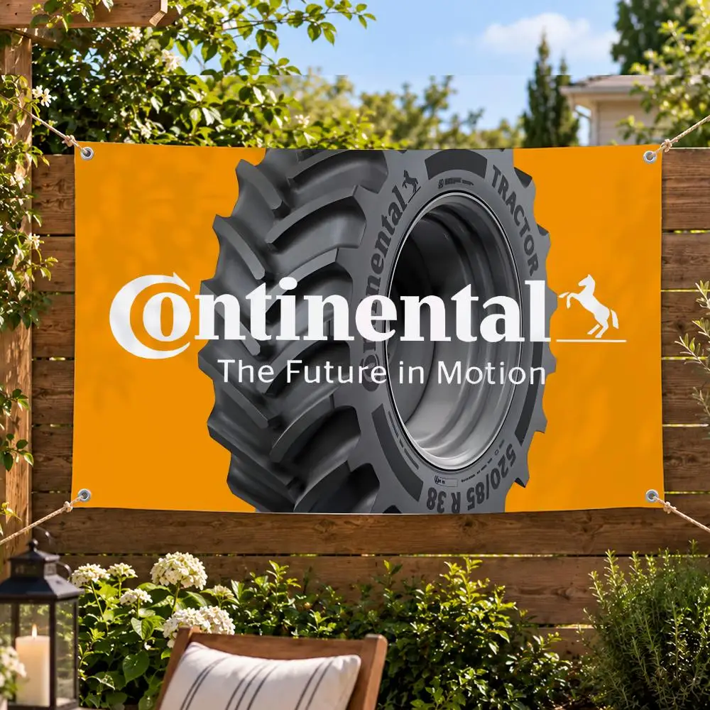 Brand Modern Continental Tires Flags Decorative Flag Banner Indoor Outdoor Garden Yard Patio Party Camping Wall Decor Gift