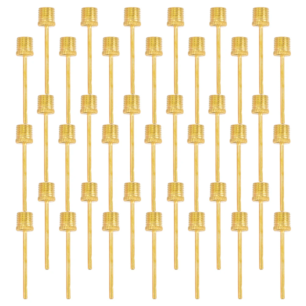 

Pump Needle Pneumatic Air Pumps Needles for Balls Golden Stainless Steel Inflator