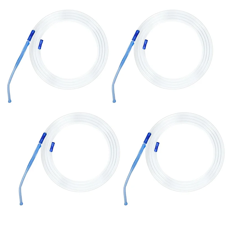 B17B 4Pack Negative Pressure Head Connecting Tube Vacuum Suction Machine Collection Tubing Portable Suction Machine Tube