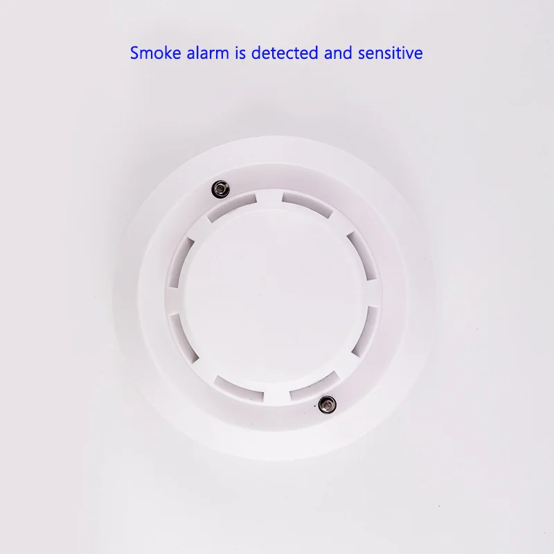 HC-83 Independent Networking Security Equipment Responsive Remote Sensing Ceiling Type Smoke Detector Household Fire Alarm