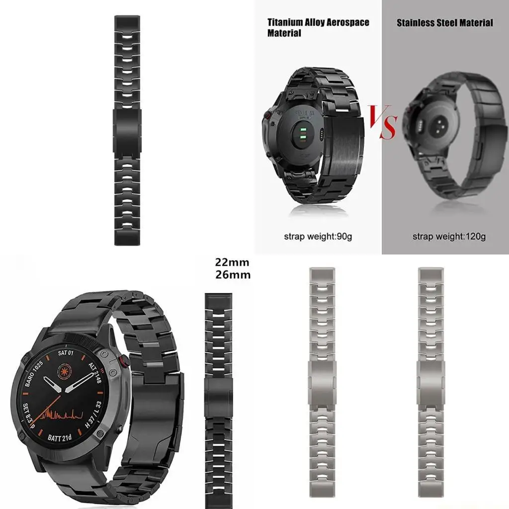 

Регулируемый ремешок F62C для часов 935/945, ремешок из нержавеющей стали с петлей для браслета