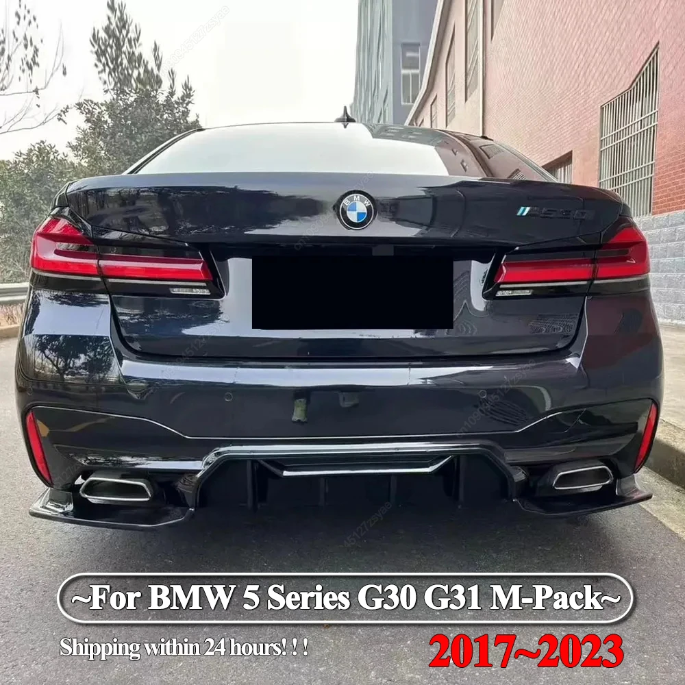 

Car Rear Bumper Splitter Side Spoiler Body Kit Tuning For BMW 5 Series G30 G31 M-Pack 2017-2023 With M5/CS/Competitive Diffuser