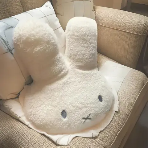 Kawaii Miffy Söt Plyschkudde Tecknad Kanin Lägg Bomull Högkvalitativt Hushåll Sovrum Enkel Soffa Kudde Flicka Festival Gåva 10 best sales Miffy Nattlampa - №8