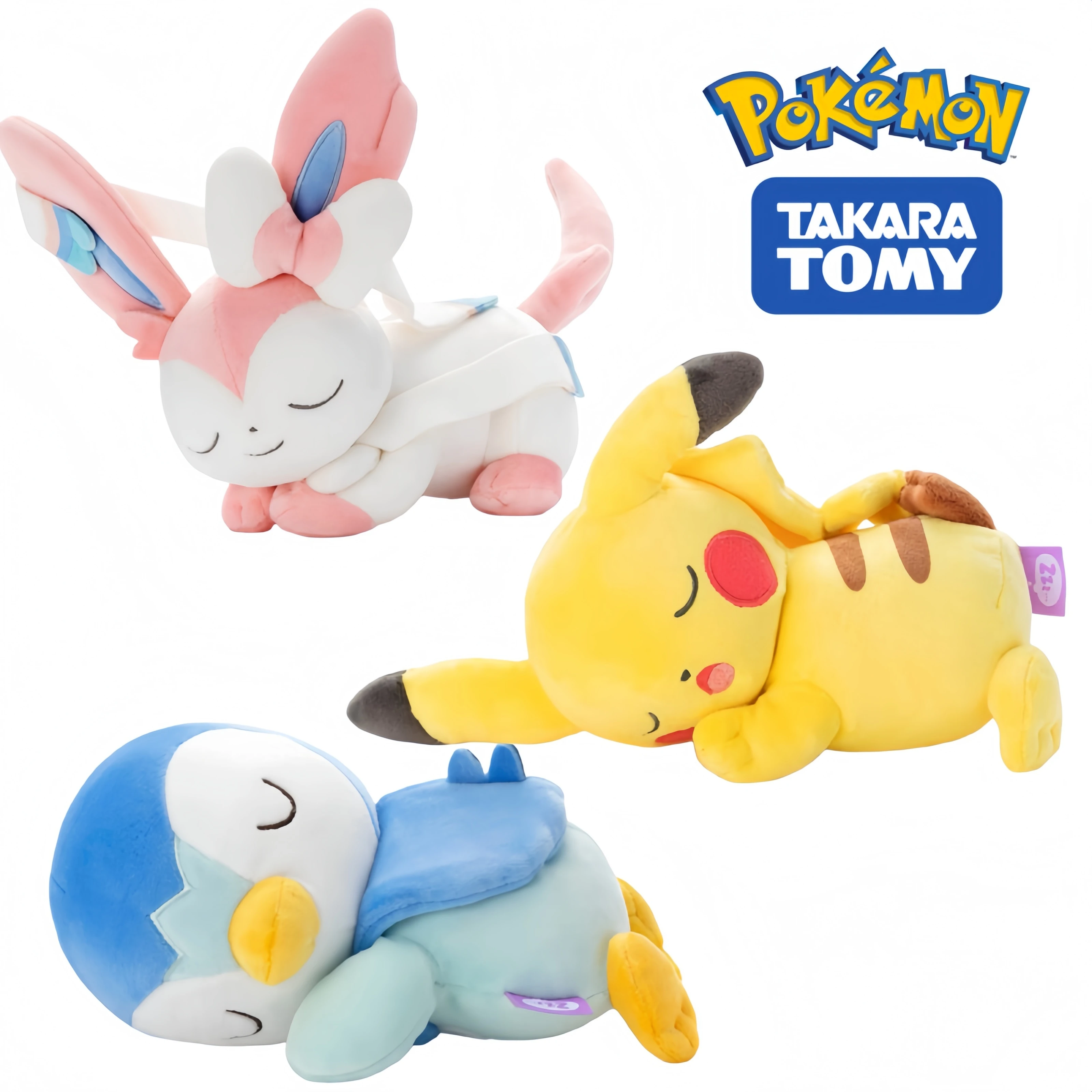 

Cute Sleeping Eevee Sylveon Glaceon Leafeon Plush Sprigatito Charizard Piplup Stuffed Doll Pikachu Peluche Toy Xmas Gift