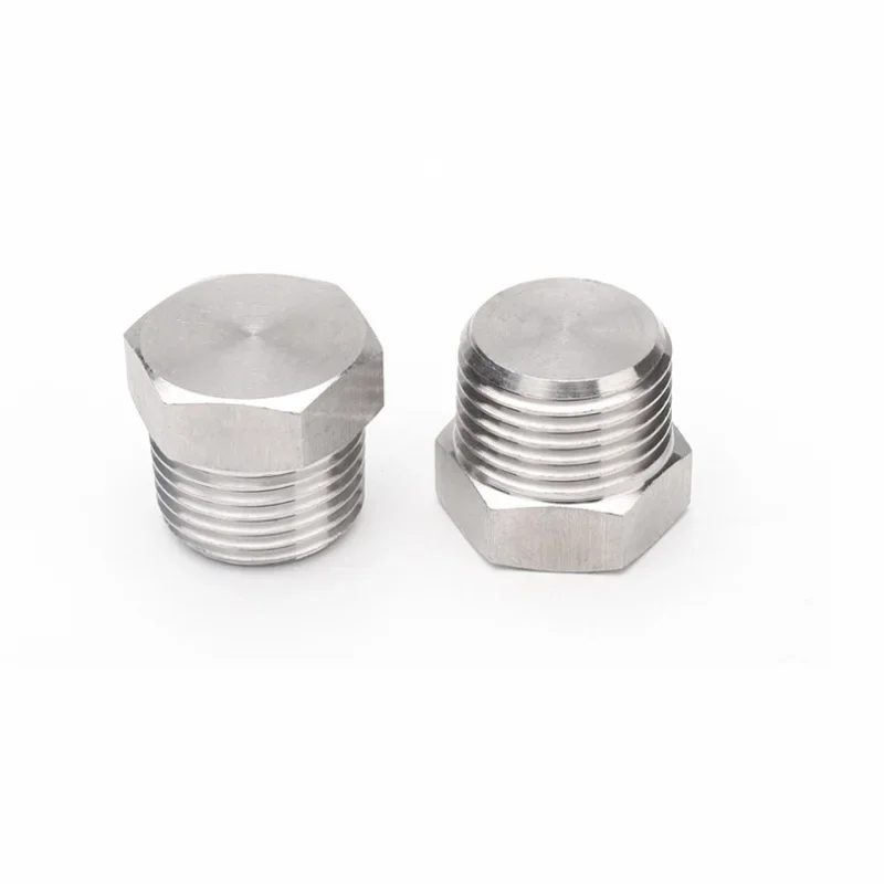 304 stainless steel outer hexagonal plug NPT pegs PT / NPT 1/8 1/4 3/8 1/2 3/4 1-1/2 1-1/4 2