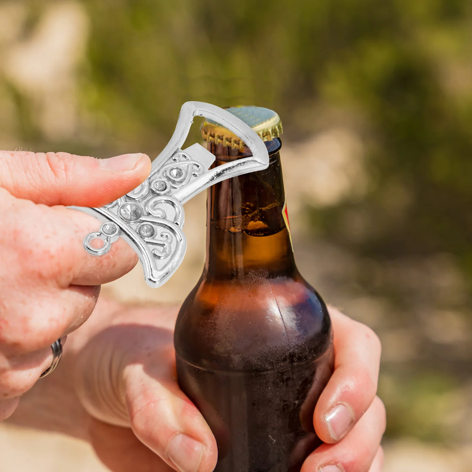 

3pcs Metal Openers Portable Manual Opener For Beer Bottles Kitchen Bar Travel Shower Bottle Openers Gifts Silver