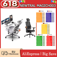 NEWTRAL MAGICH003 Ergonomic Office Chair, Auto-Following Backrest, Adaptive Lower Back Support, Adjustable Headrest Seat