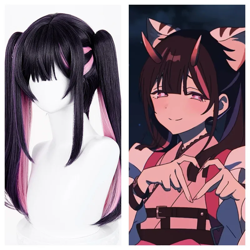 Already Styled Kaguya Nozomi Komazawa Cosplay Wigs New Anime Cosmic Princess Kaguya Nozomi Komazawa Cos Wig for Headwear Party