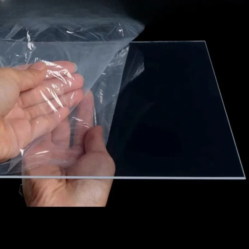 transparent pvc board hard custom cut plastic sheet profile plate