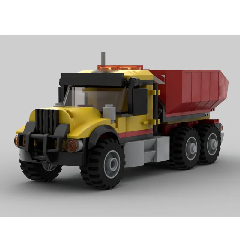 

MOC-144861 Новая мини-модель карьерного самосвала из строительных блоков, 216 деталей, креативная игрушка-подарок для мальчиков, на день рождения, Рождество