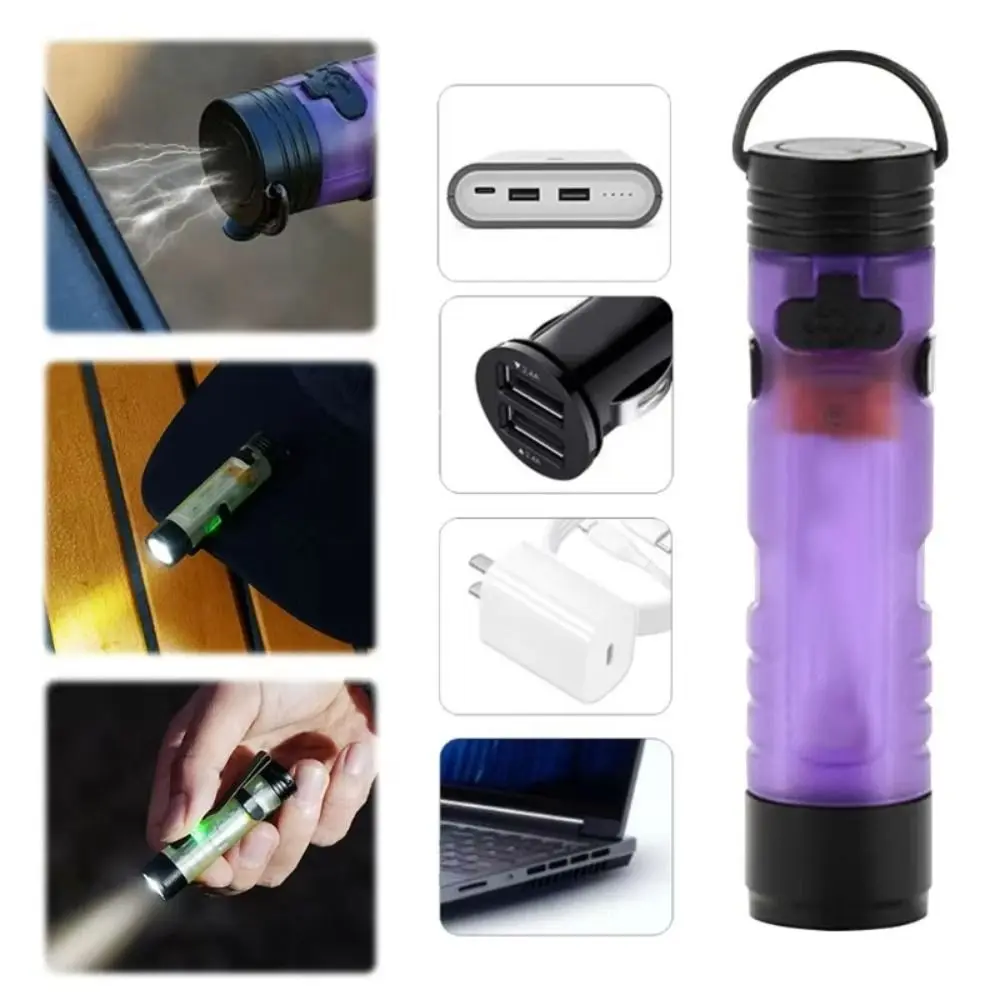 

Portable LED Small Flashlight Rechargeable Compact Pocket Camping Light High Bright Waterproof Mini Flashlight Hiking