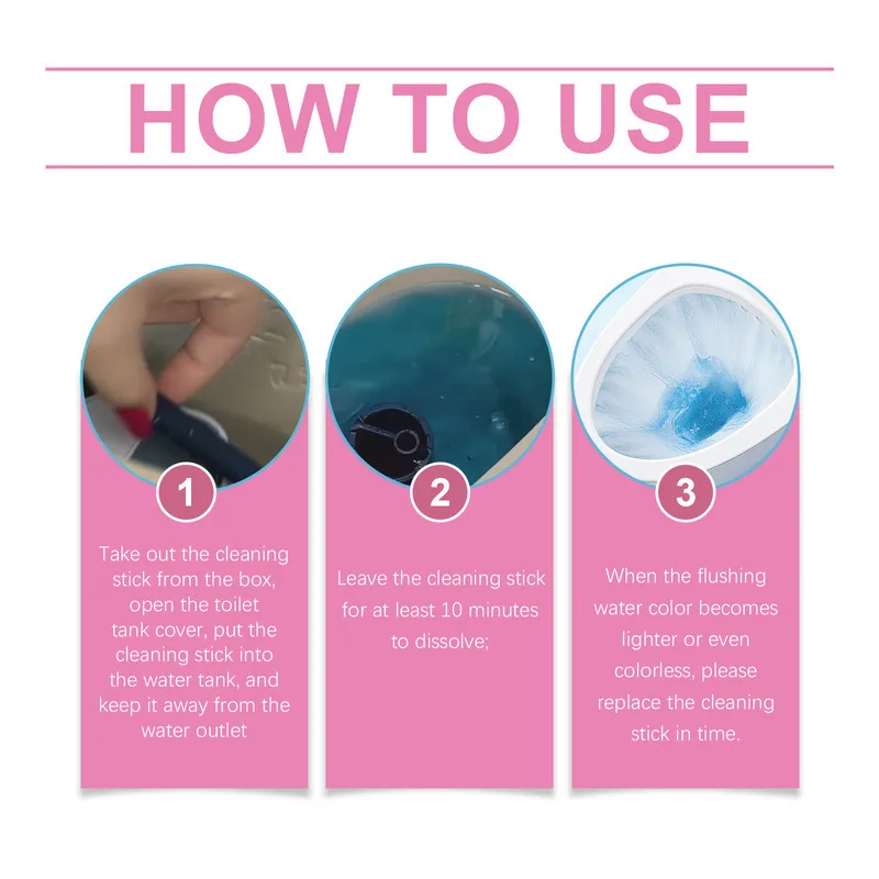 Jue Fish-palitos de limpieza de inodoro multifuncionales, eliminación de olores, manchas de orina, palos limpiadores de inodoro para el hogar, multiefecto