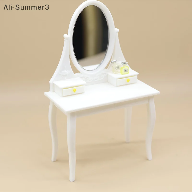 1/12 Poppenhuis Simulatie Kaptafel Model Poppenhuis Slaapkamer Decoratie Poppenhuis Living Scène Decor Accessoires