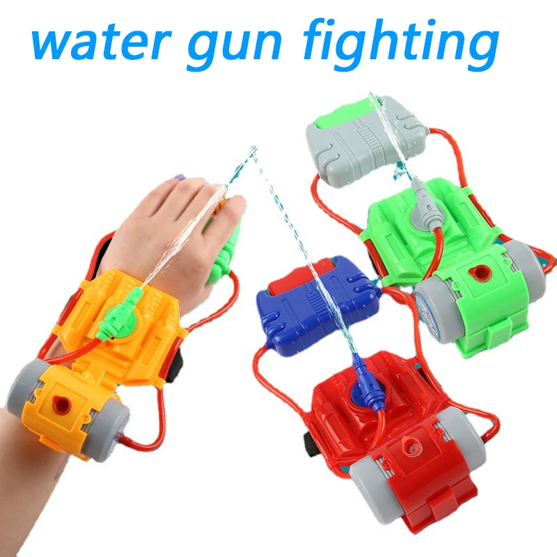 

Wristband Type Water Gun Wrist Water Soaker Summer Beach Swimming Play Water Beach Sand Pool Toys For Kids Adult Color Random