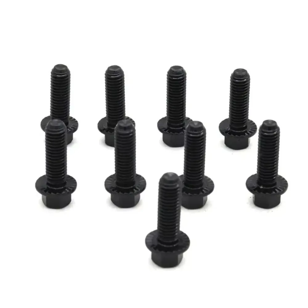 Bolt kit with 9 black nuts suitable for Honda Acura B D series Civic Integra