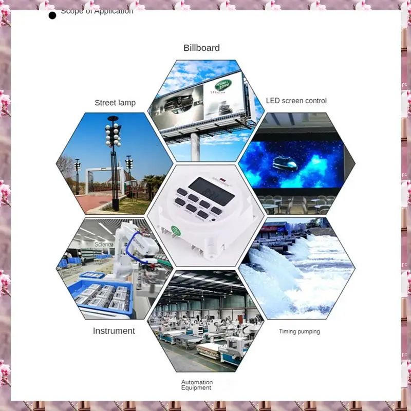 2025 1 Piece Sinotimer Tm618n-2 Lcd Digital Programmable Timer Switch 7 Days  1.6 Inch With Relay Inside And Countdown Time Func