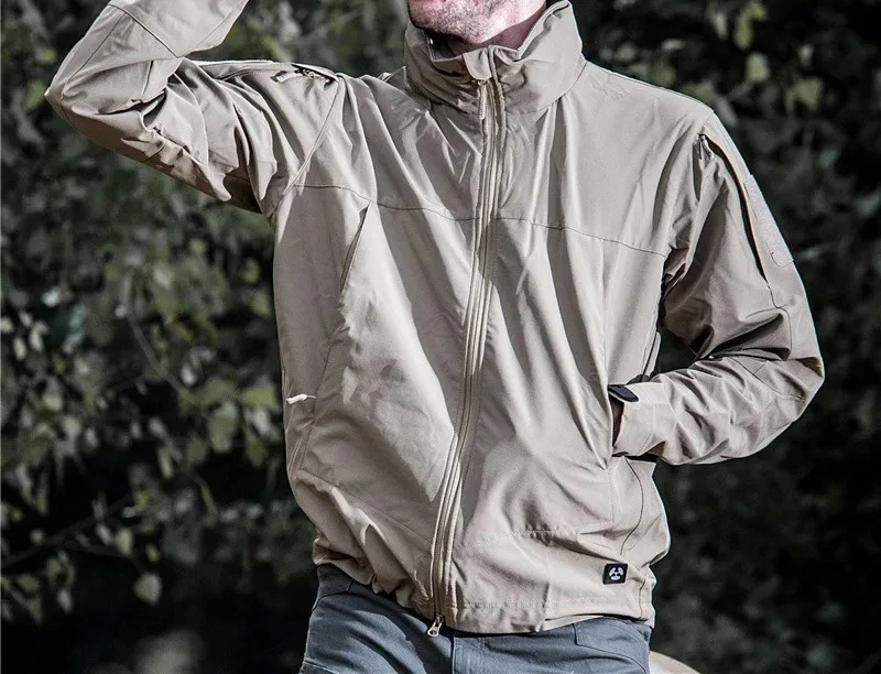 2026 New Archon Lightweight Soft Shell Tactical Jacket Men's Tactical Jacket Fleece Warm Windproof Waterproof Jacket