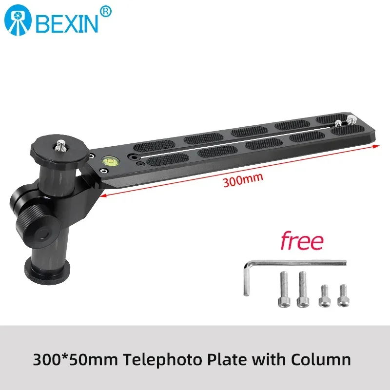 BEXIN Manfrotto Neue Tele Schnellwechsel-Gleitplatte Kamerahalterung Zoomobjektivhalter für Manfrotto Stativkopf Gleitschienenadapter 9