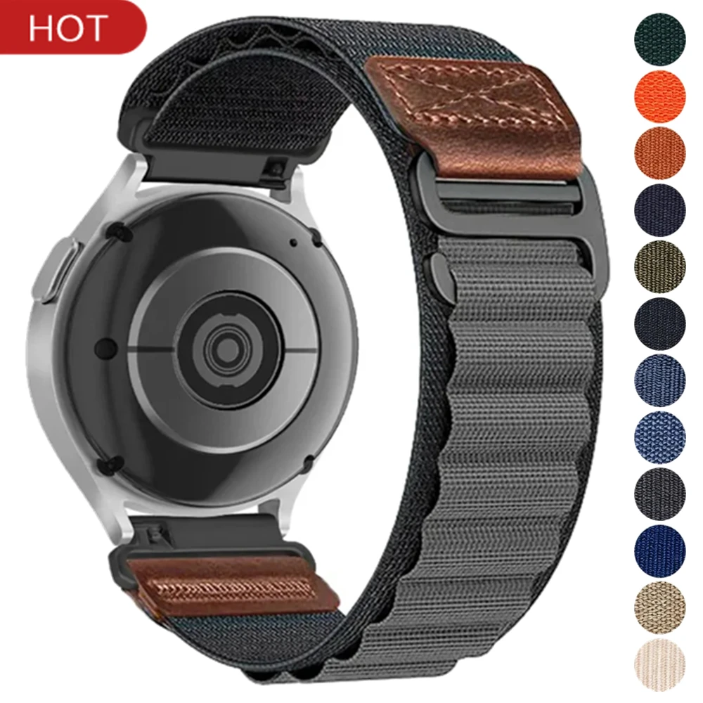 20mm 22mm Nylon-Armband für Garmin Venu 4 45mm Forerunner 70 170 165 265 255 645 245 570 47/42mm Armband Garmin Active 6 5 Correa