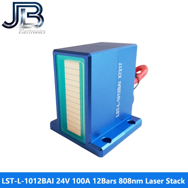 LST-L-1012BAI 12Bars 1200W Blue 24V 100A 808nm Laser Stack For Hair Removal