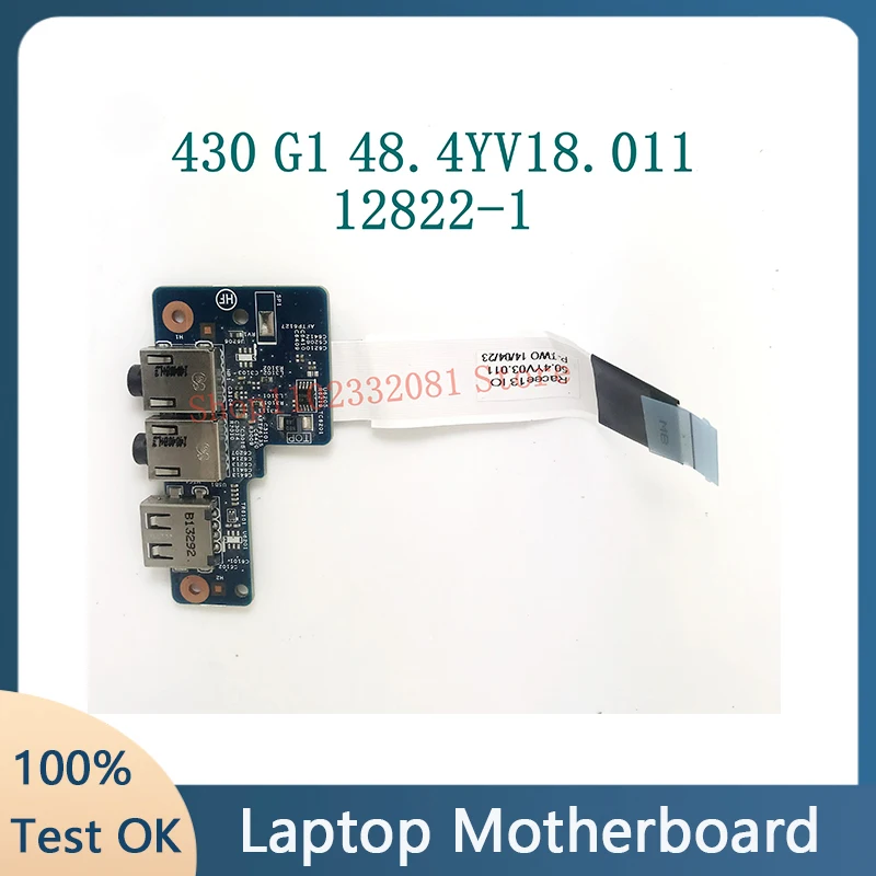 

48.4YV18.011 12822-1 Free Shipping High Quality USB Board Racer For HP ProBook 430 G1 100% Full Tested Working Well