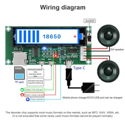 XH-A153 bateria de lítio bluetooth 5.0 duplo-canal 2 ch canal estéreo placa amplificador de baixa potência 5w + 5w dc 5v pam8403 chip